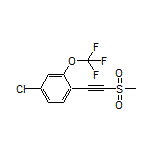 4-Chloro-1-[(methylsulfonyl)ethynyl]-2-(trifluoromethoxy)benzene