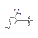 4-Methoxy-2-[(methylsulfonyl)ethynyl]-1-(trifluoromethyl)benzene