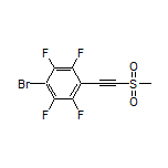 1-Bromo-2,3,5,6-tetrafluoro-4-[(methylsulfonyl)ethynyl]benzene
