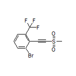 1-Bromo-2-[(methylsulfonyl)ethynyl]-3-(trifluoromethyl)benzene
