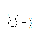 1-Iodo-2-methyl-3-[(methylsulfonyl)ethynyl]benzene