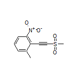 1-Methyl-2-[(methylsulfonyl)ethynyl]-3-nitrobenzene