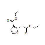 Ethyl 2-(2-Ethoxy-2-oxoethyl)thiophene-3-carboxylate