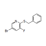 2-(Benzylthio)-5-bromo-3-fluoropyridine