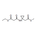 Ethyl 3-[[1-(2-Methoxy-2-oxoethyl)cyclopropyl]amino]-3-oxopropanoate