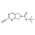 6-Boc-6,7-dihydro-5H-pyrrolo[3,4-d]pyrimidine-2-carbonitrile