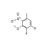 1,2-Difluoro-3-methoxy-5-methyl-4-nitrobenzene