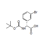 (R)-2-(Boc-amino)-2-(3-bromophenyl)acetic Acid