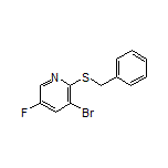2-(Benzylthio)-3-bromo-5-fluoropyridine