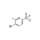 5-Bromo-6-methylpyridine-2-sulfonyl Fluoride