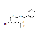 2-(Benzylthio)-5-bromo-3-(trifluoromethyl)pyridine