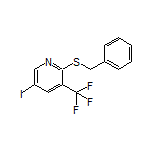 2-(Benzylthio)-5-iodo-3-(trifluoromethyl)pyridine