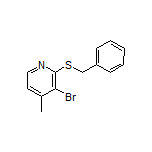 2-(Benzylthio)-3-bromo-4-methylpyridine