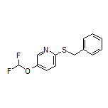 2-(Benzylthio)-5-(difluoromethoxy)pyridine