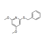 2-(Benzylthio)-4,6-dimethoxypyridine