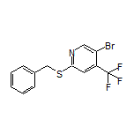 2-(Benzylthio)-5-bromo-4-(trifluoromethyl)pyridine