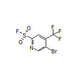 5-Bromo-4-(trifluoromethyl)pyridine-2-sulfonyl Fluoride