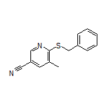 6-(Benzylthio)-5-methylnicotinonitrile