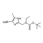 2-[[Boc(ethyl)amino]methyl]-5-iodo-1H-imidazole-4-carbonitrile