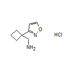 [1-(Isoxazol-3-yl)cyclobutyl]methanamine Hydrochloride