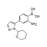 2-Amino-4-[1-(tetrahydro-2H-pyran-2-yl)-1H-pyrazol-5-yl]phenylboronic Acid