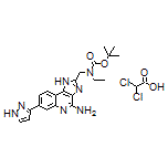 4-Amino-2-[[Boc(ethyl)amino]methyl]-7-(1H-pyrazol-3-yl)-1H-imidazo[4,5-c]quinoline 2,2-Dichloroacetate