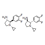trans-1-Cyclopropyl-2-(3,4-difluorophenyl)pyrrolidin-3-amine