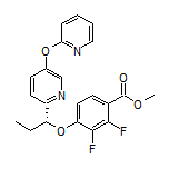 Methyl (R)-2,3-Difluoro-4-[1-[5-(pyridin-2-yloxy)pyridin-2-yl]propoxy]benzoate