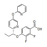 (R)-2,3-Difluoro-4-[1-[5-(pyridin-2-yloxy)pyridin-2-yl]propoxy]benzoic Acid