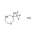 6-(Trifluoromethyl)-1,4-oxazepan-6-ol Hydrochloride