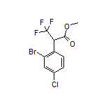 Methyl 2-(2-Bromo-4-chlorophenyl)-3,3,3-trifluoropropanoate