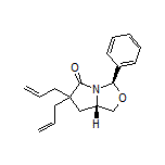 (7aS,5R)-5-phenyl-2,2-diprop-2-enyl-2,5,6,7,7a-pentahydro-6-oxapyrrolizin-3-one