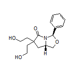 (3R,7aS)-6,6-Bis(2-hydroxyethyl)-3-phenyltetrahydro-3H,5H-pyrrolo[1,2-c]oxazol-5-one