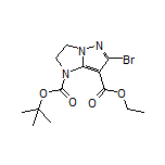 Ethyl 1-Boc-6-bromo-2,3-dihydro-1H-imidazo[1,2-b]pyrazole-7-carboxylate