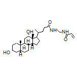 N-(2-Acrylamidoethyl)-4-[(3R,5R,8R,9S,10S,12S,13R,14R)-3,12-dihydroxy-10,13-dimethylhexadecahydro-1H-cyclopenta[a]phenanthren-17-yl]pentanamide