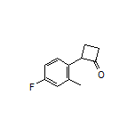 2-(4-Fluoro-2-methylphenyl)cyclobutanone