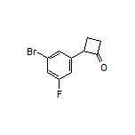 2-(3-Bromo-5-fluorophenyl)cyclobutanone