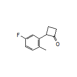2-(5-Fluoro-2-methylphenyl)cyclobutanone
