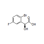 (S)-2-(2-Bromo-5-fluorophenyl)-2-hydroxyacetic Acid