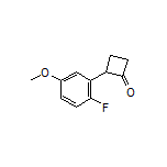 2-(2-Fluoro-5-methoxyphenyl)cyclobutanone