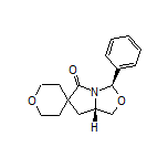 (3’R,7a’S)-3’-Phenylhexahydro-1’H,3’H,5’H-spiro[pyran-4,6’-pyrrolo[1,2-c]oxazol]-5’-one