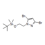 3,5-Dibromo-1-[2-[(tert-butyldimethylsilyl)oxy]ethyl]-1H-pyrazole