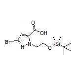 3-Bromo-1-[2-[(tert-butyldimethylsilyl)oxy]ethyl]-1H-pyrazole-5-carboxylic Acid