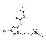 N-Boc-1-[2-[(tert-butyldimethylsilyl)oxy]ethyl]-3-bromo-1H-pyrazol-5-amine