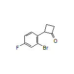 2-(2-Bromo-4-fluorophenyl)cyclobutanone
