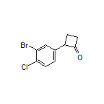 2-(3-Bromo-4-chlorophenyl)cyclobutanone