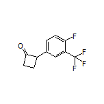 2-[4-Fluoro-3-(trifluoromethyl)phenyl]cyclobutanone