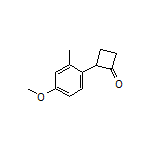 2-(4-Methoxy-2-methylphenyl)cyclobutanone