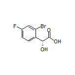 (R)-2-(2-Bromo-4-fluorophenyl)-2-hydroxyacetic Acid