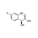 (S)-2-(2-Bromo-4-fluorophenyl)-2-hydroxyacetic Acid